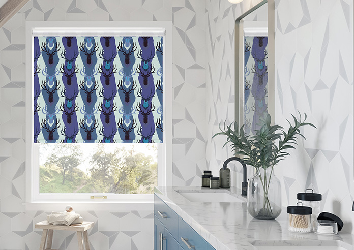 Bold Stags, Marine - Roller Blind - Image 3